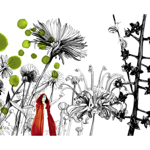 In the Field of Giant Flowers