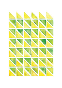 Yellow & Green Geometry
