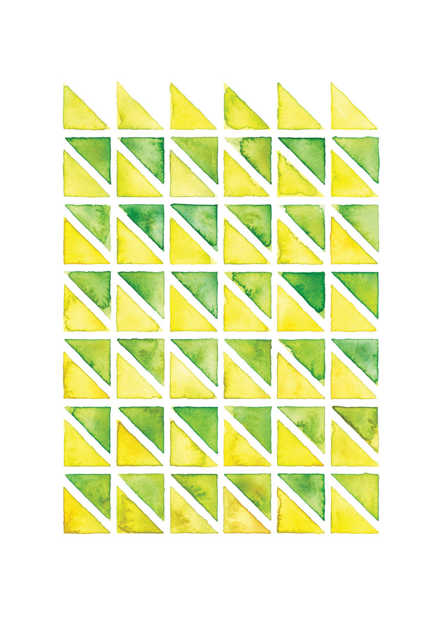 Yellow & Green Geometry