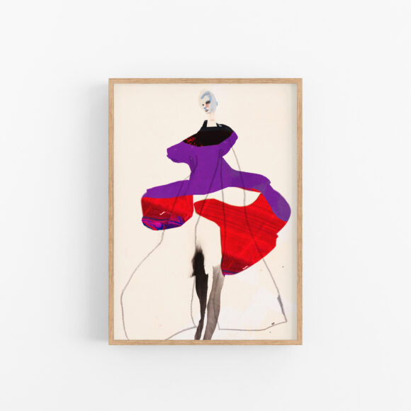 Red on Purple