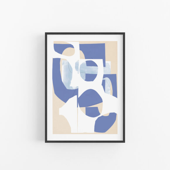 Blue Collage