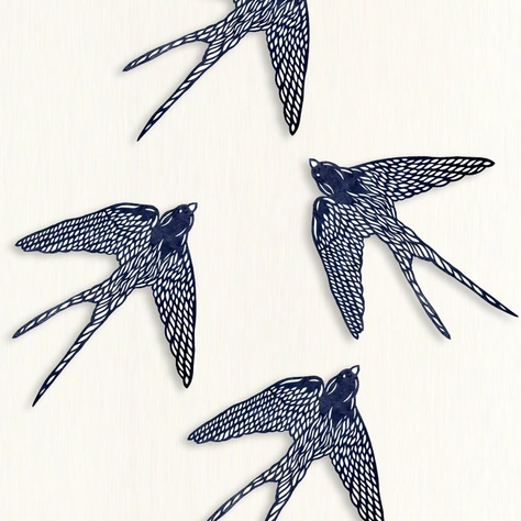 Swallow blue